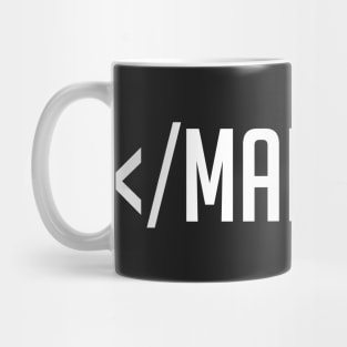 Unmarried (white) Mug